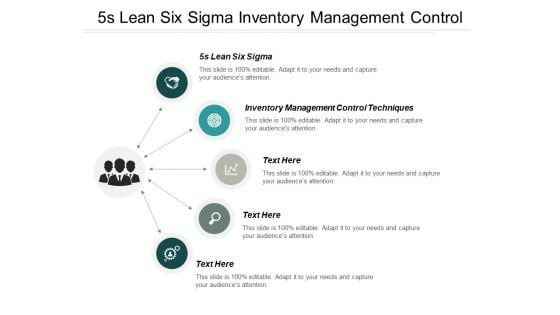 5S Lean Six Sigma Inventory Management Control Techniques Ppt PowerPoint Presentation Styles Vector