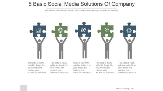 5 Basic Social Media Solutions Of Company Ppt PowerPoint Presentation Slides 5 Basic Social Media Solutions Of Company Ppt PowerPoint Presentation Slides