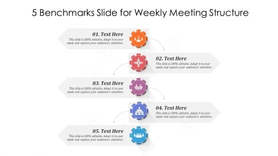 5 Benchmarks Slide For Weekly Meeting Structure Ppt PowerPoint Presentation File Demonstration PDF 5 Benchmarks Slide For Weekly Meeting Structure Ppt PowerPoint Presentation File Demonstration PDF
