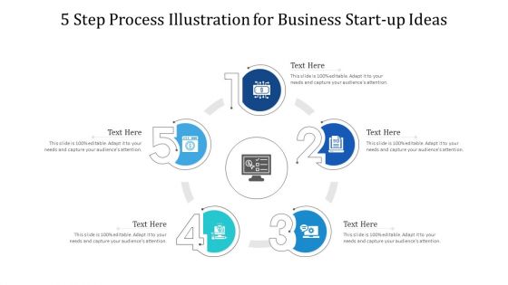 5 Phase Procedure Illustration For Business Start Up Ideas Ppt PowerPoint Presentation Gallery Objects PDF
