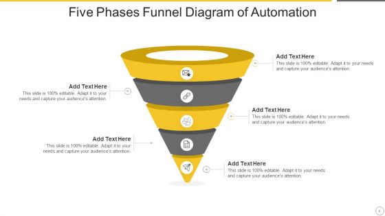 5 Phases Of Funnel Diagram Ppt PowerPoint Presentation Complete With Slides