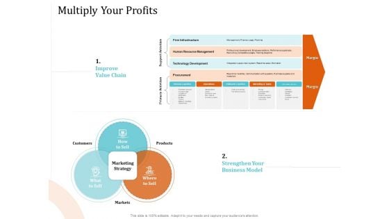 5 Pillars Business Long Term Plan Multiply Your Profits Ppt Infographics Show PDF