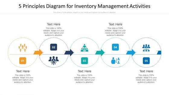 5 Principles Diagram For Inventory Management Activities Ppt PowerPoint Presentation Gallery Slide Portrait PDF