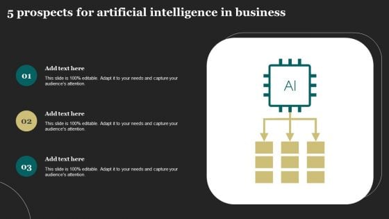 5 Prospects For Artificial Intelligence In Business Clipart PDF