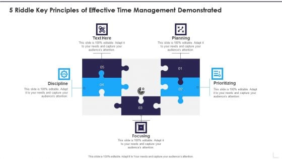 5 Riddle Key Principles Of Effective Time Management Demonstrated Formats PDF 5 Riddle Key Principles Of Effective Time Management Demonstrated Formats PDF