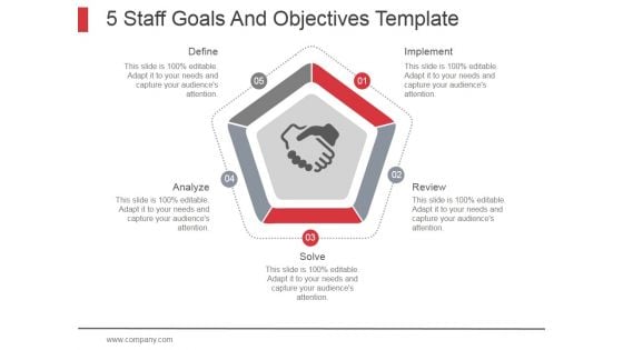 5 Staff Goals And Objectives Template Ppt PowerPoint Presentation Designs Download