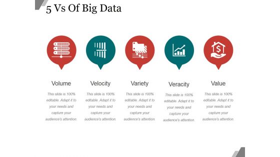 5 Vs Of Big Data Ppt PowerPoint Presentation Microsoft