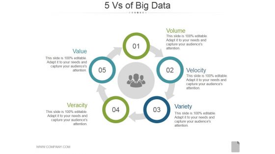 5 Vs Of Big Data Ppt PowerPoint Presentation Professional