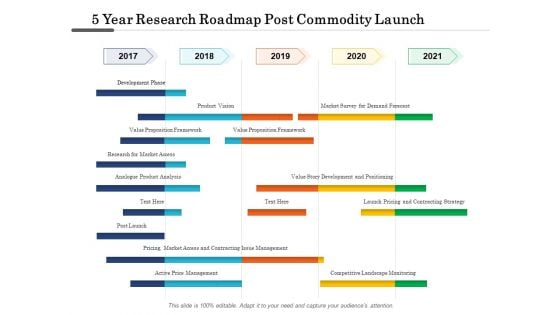 5 Year Research Roadmap Post Commodity Launch Professional