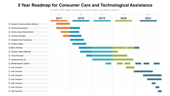 5 Year Roadmap For Consumer Care And Technological Assistance Professional