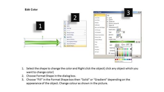 5 Colorful Arrows Parallel Process Clothing Store Business Plan PowerPoint Slides Slide03