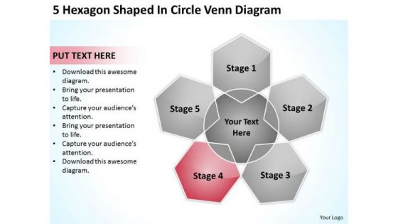 5 Hexagon Shaped In Circle Venn Diagram Network Marketing Business Plan PowerPoint Templates 5 Hexagon Shaped In Circle Venn Diagram Network Marketing Business Plan PowerPoint Templates