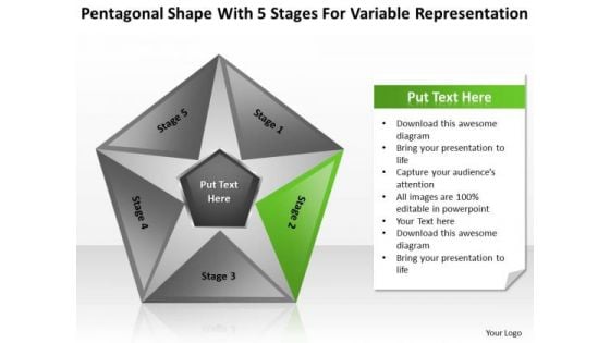 5 Stages For Variable Representation Ppt Business Plan Software Comparison PowerPoint Templates