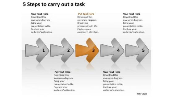 5 Steps To Carry Out Task Circuit Drawing PowerPoint Templates