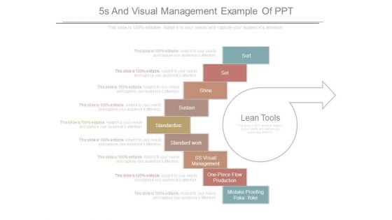 5s And Visual Management Example Of Ppt