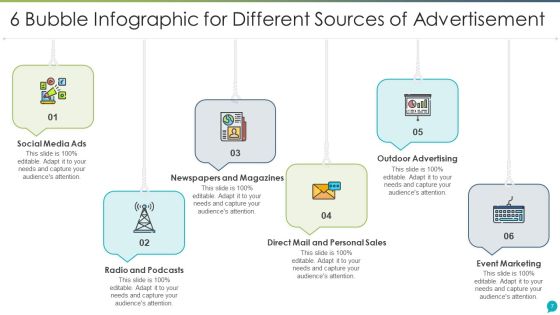 6 Bubble Infographic Ppt PowerPoint Presentation Complete Deck With Slides Slide07