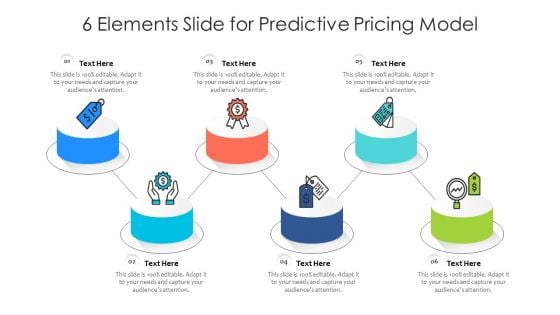 6 Elements Slide For Predictive Pricing Model Ppt PowerPoint Presentation Gallery Picture PDF