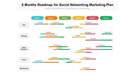 6 Months Roadmap For Social Networking Marketing Plan Rules