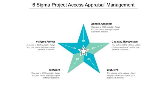 6 Sigma Project Access Appraisal Management Capacity Management Ppt PowerPoint Presentation File Picture