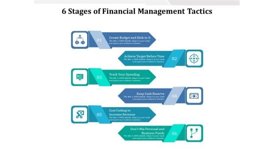 6 Stages Of Financial Management Tactics Ppt PowerPoint Presentation Gallery Information PDF