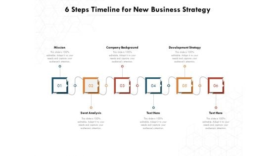 6 Steps Timeline For New Business Strategy Ppt PowerPoint Presentation File Design Inspiration PDF 6 Steps Timeline For New Business Strategy Ppt PowerPoint Presentation File Design Inspiration PDF