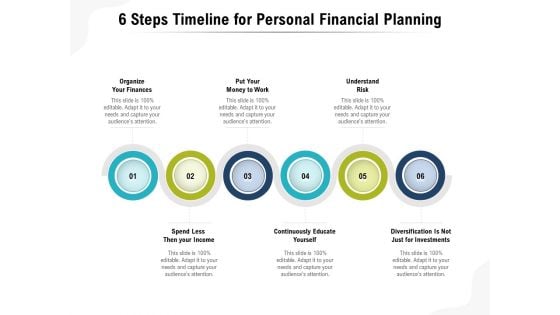 6 Steps Timeline For Personal Financial Planning Ppt PowerPoint Presentation Gallery Outfit PDF 6 Steps Timeline For Personal Financial Planning Ppt PowerPoint Presentation Gallery Outfit PDF