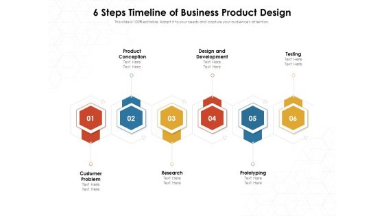 6 Steps Timeline Of Business Product Design Ppt PowerPoint Presentation File Graphics Pictures PDF 6 Steps Timeline Of Business Product Design Ppt PowerPoint Presentation File Graphics Pictures PDF