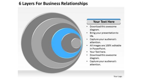 6 Layers For Business Relationships Ppt Plan Examples PowerPoint Templates