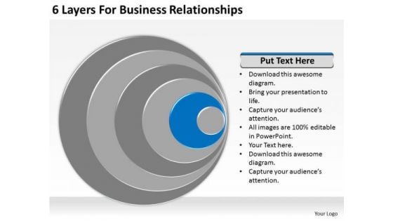 6 Layers For Business Relationships Short Plan Template PowerPoint Slides 6 Layers For Business Relationships Short Plan Template PowerPoint Slides
