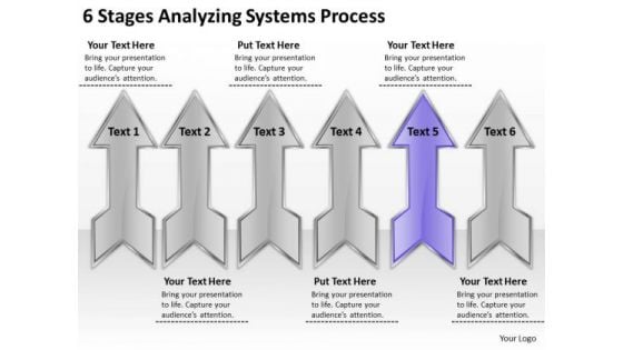 6 Stages Analyzing Systems Process Catering Business Plan Template PowerPoint Slides