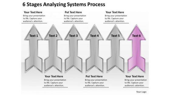 6 Stages Analyzing Systems Process Ppt Business Plans PowerPoint Slides