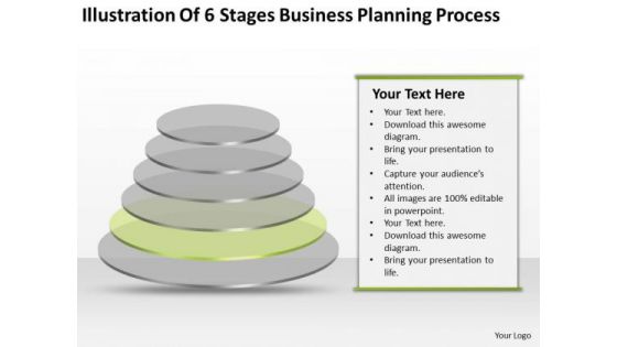 6 Stages Business Planning Process Ppt Example PowerPoint Templates
