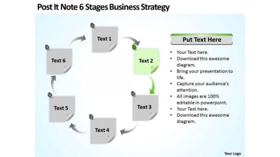 6 Stages Business Planning Strategy Ppt Small Sample PowerPoint Slides