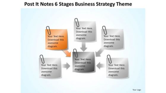 6 Stages Internet Business Strategy Theme Ppt Plan PowerPoint Templates