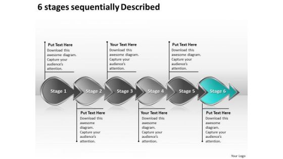 6 Stages Sequentially Described Ppt Strategic Planning Flow Chart PowerPoint Slides