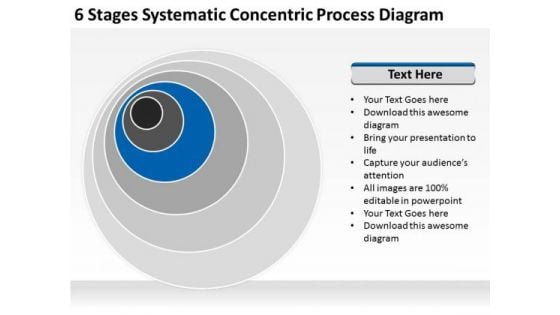 6 Stages Systematic Concentric Process Diagram Business Plan Formats PowerPoint Slides 6 Stages Systematic Concentric Process Diagram Business Plan Formats PowerPoint Slides