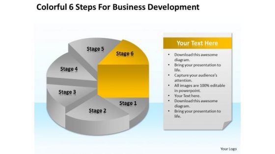6 Steps For Business Development Ppt Building A Plan Template PowerPoint Templates