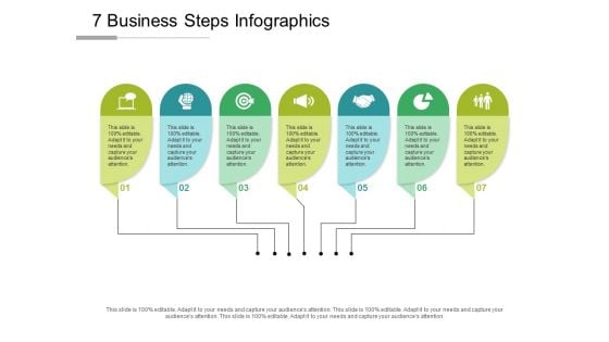 7 Business Steps Infographics Ppt PowerPoint Presentation Gallery Tips