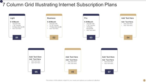 7 Column Grid Ppt PowerPoint Presentation Complete With Slides Slide09