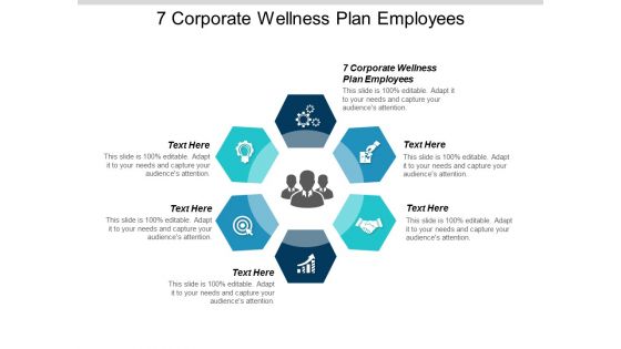 7 Corporate Wellness Plan Employees Ppt Powerpoint Presentation Infographics Designs Download Cpb