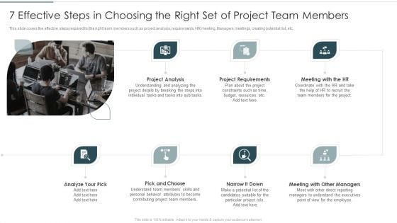 7 Effective Steps In Choosing The Right Set Of Project Team Members Formats PDF 7 Effective Steps In Choosing The Right Set Of Project Team Members Formats PDF