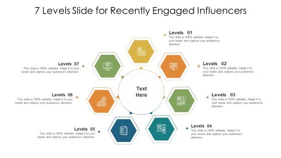 7 Levels Slide For Recently Engaged Influencers Ppt PowerPoint Presentation File Summary PDF