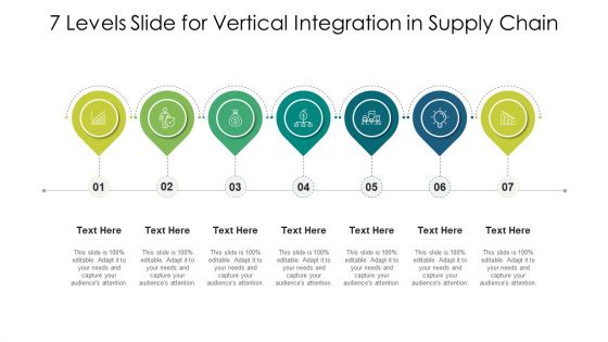 7 Levels Slide For Vertical Integration In Supply Chain Ppt PowerPoint Presentation File Pictures PDF