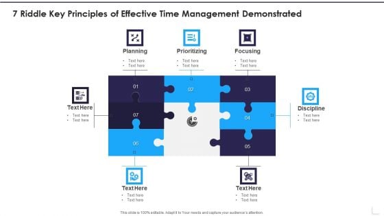 7 Riddle Key Principles Of Effective Time Management Demonstrated Rules PDF