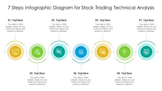 7 Steps Infographic Diagram For Stock Trading Technical Analysis Ppt PowerPoint Presentation Infographic Template Slide Portrait PDF