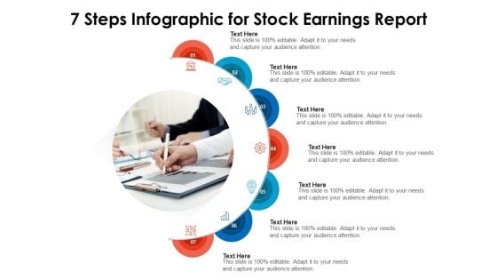 7 Steps Infographic For Stock Earnings Report Ppt PowerPoint Presentation Professional Clipart Images PDF