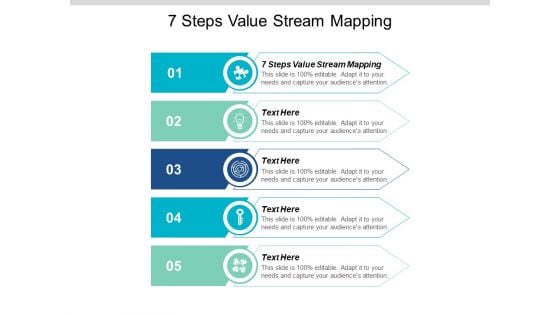 7 Steps Value Stream Mapping Ppt PowerPoint Presentation Layouts Graphic Tips Cpb