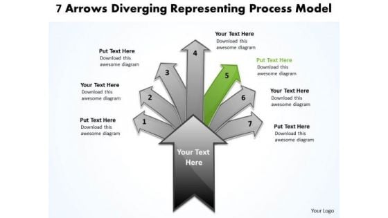 7 Arrows Diverging Representing Process Model Cycle Motion Chart PowerPoint Templates 7 Arrows Diverging Representing Process Model Cycle Motion Chart PowerPoint Templates