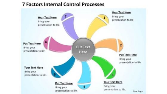 7 Factors Internal Control Processes Ppt Business Plan PowerPoint Templates