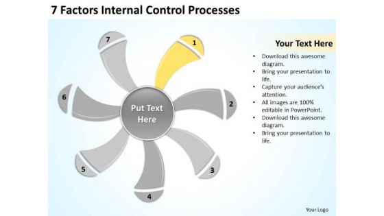7 Factors Internal Control Processes Ppt How Write Out Business Plan PowerPoint Slides